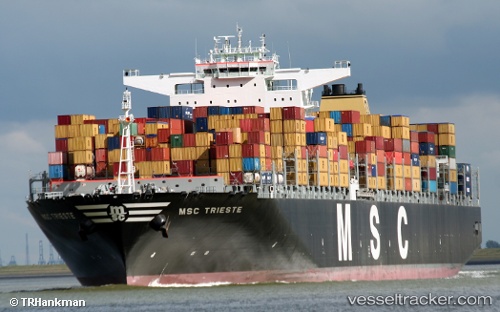 vessel Msc Trieste IMO: 9484479, Container Ship
