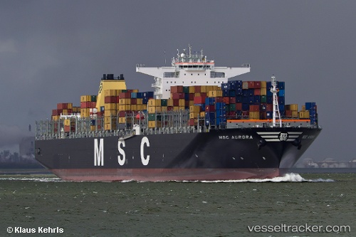 vessel Msc Aurora IMO: 9484481, Container Ship
