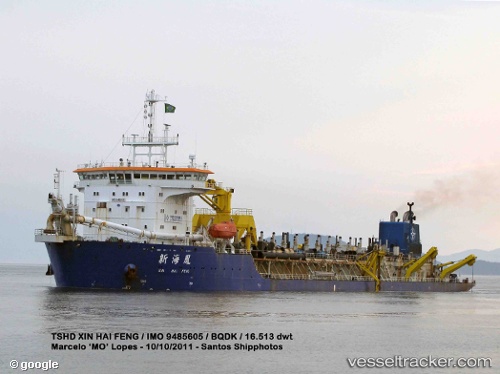 vessel Xin Hai Feng IMO: 9485605, Hopper Dredger
