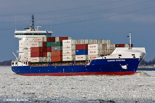 vessel Bernhard Schepers IMO: 9492505, Container Ship
