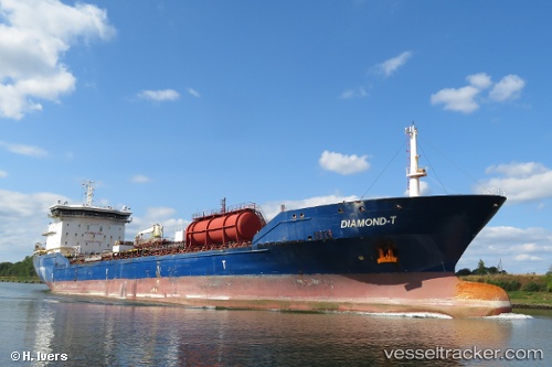 vessel Diamond t IMO: 9499371, Chemical Oil Products Tanker
