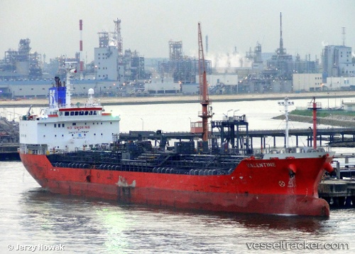 vessel Valentine IMO: 9504023, Chemical Oil Products Tanker
