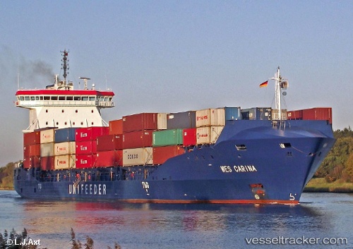 vessel Wes Carina IMO: 9504035, Container Ship
