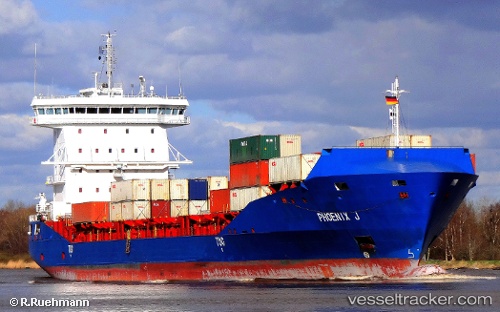 vessel Phoenix J IMO: 9504047, Container Ship

