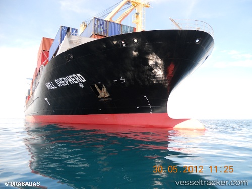 vessel SAFEEN PRIDE IMO: 9506540, Container Ship