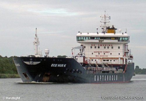 vessel Ece Nur K IMO: 9508720, Chemical Oil Products Tanker
