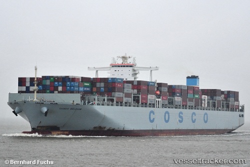 vessel Cosco Belgium IMO: 9516404, Container Ship
