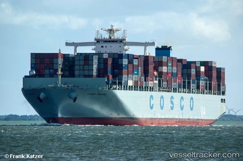 vessel Cosco France IMO: 9516416, Container Ship
