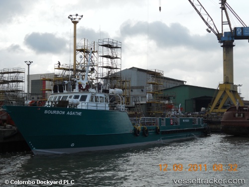 vessel Bourbon Agathe IMO: 9522233, Offshore Tug Supply Ship
