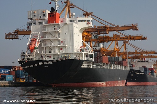 vessel Hsl Aqua IMO: 9522776, Container Ship
