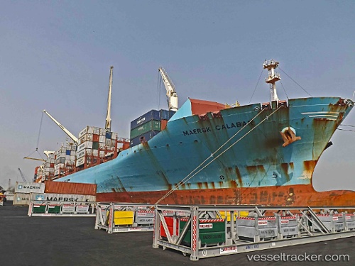vessel Maersk Calabar IMO: 9525302, Container Ship
