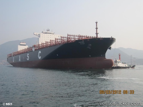vessel TAYMA EXPRESS IMO: 9525895, Container Ship