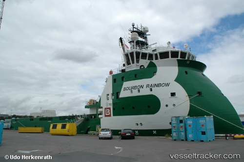 vessel BOURBON RAINBOW IMO: 9530137, Offshore Supply Ship