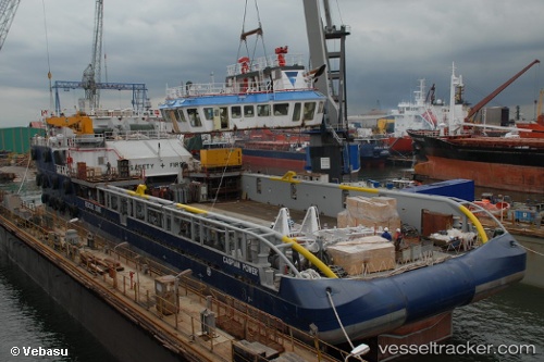 vessel Caspian Power IMO: 9534236, Offshore Tug Supply Ship
