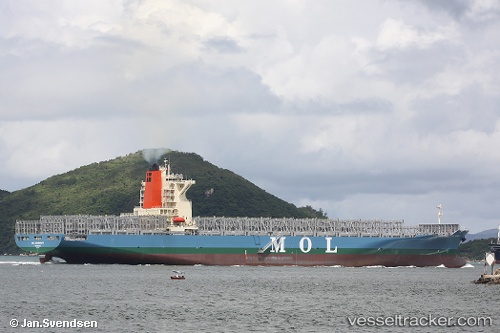 vessel Mol Generosity IMO: 9535216, Container Ship
