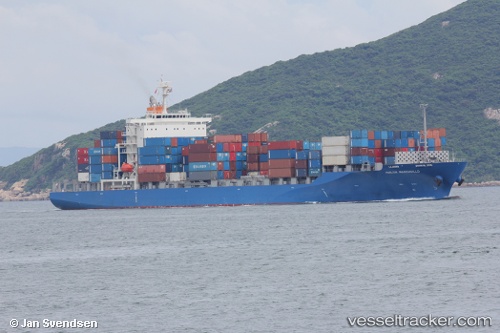 vessel WAN HAI 308 IMO: 9536985, Container Ship