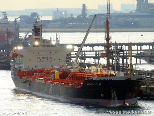 vessel Bunga Lilac IMO: 9542166, Chemical Oil Products Tanker
