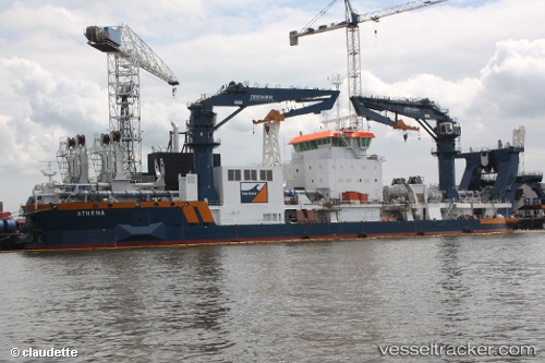 vessel Athena IMO: 9548603, Dredger
