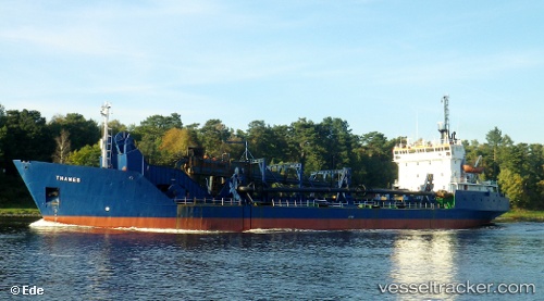 vessel Thames IMO: 9554286, Oil Products Tanker
