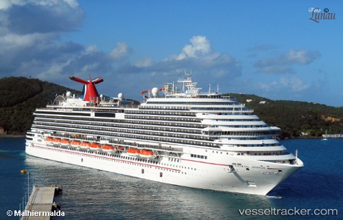 vessel Carnival Breeze IMO: 9555723, Cruise Ship
