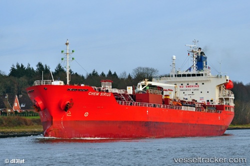 vessel Chem Sirius IMO: 9558397, Chemical Oil Products Tanker
