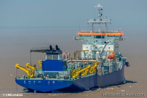 vessel Chang Jiang Kou 02 IMO: 9564918, Hopper Dredger
