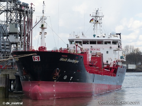 vessel STOLT SANDPIPER IMO: 9566758, Chemical Oil Products Tanker