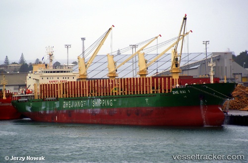 vessel Zhe Hai 1 IMO: 9567489, Bulk Carrier
