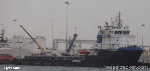 vessel OCEAN AMBER 1 IMO: 9579200, Offshore Supply Ship
