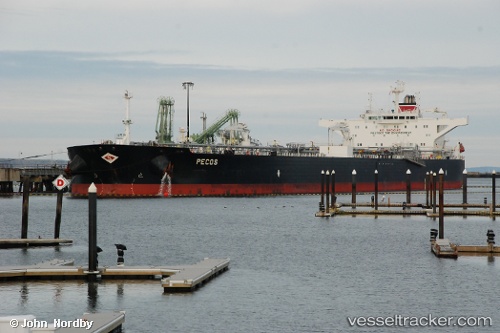 vessel Pecos IMO: 9594743, Crude Oil Tanker
