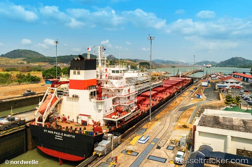 vessel Rt Hon Paul E Martin IMO: 9600970, Self Discharging Bulk Carrier
