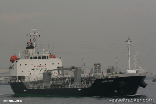 vessel Crane Gaia IMO: 9602667, Chemical Oil Products Tanker
