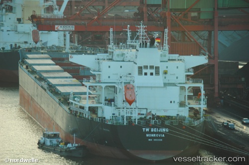 vessel Tw Beijing IMO: 9603506, Bulk Carrier
