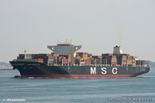 vessel Msc Antalya IMO: 9605152, Container Ship
