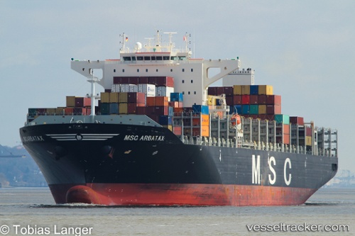 vessel Msc Arbatax IMO: 9605231, Container Ship
