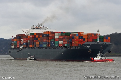 vessel Tolten IMO: 9612870, Container Ship
