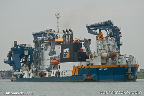 vessel Artemis IMO: 9613795, Dredger
