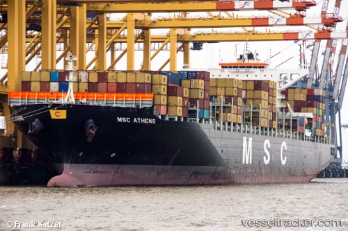 vessel Msc Athens IMO: 9618305, Container Ship
