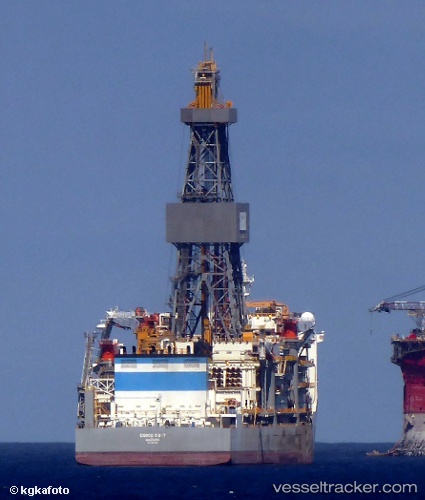 vessel Ensco Ds 7 IMO: 9618965, Drilling Ship
