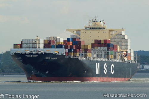 vessel Msc Agadir IMO: 9619464, Container Ship
