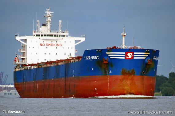 vessel Tiger West IMO: 9619866, Bulk Carrier
