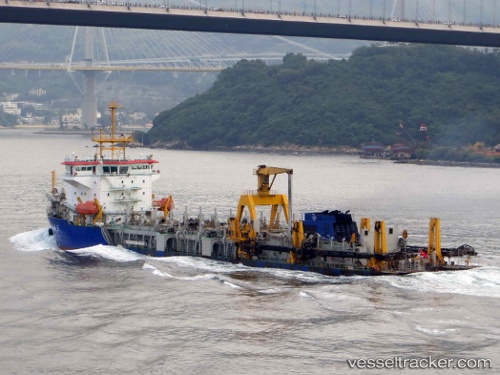 vessel Jun Hai 5 IMO: 9620035, Hopper Dredger
