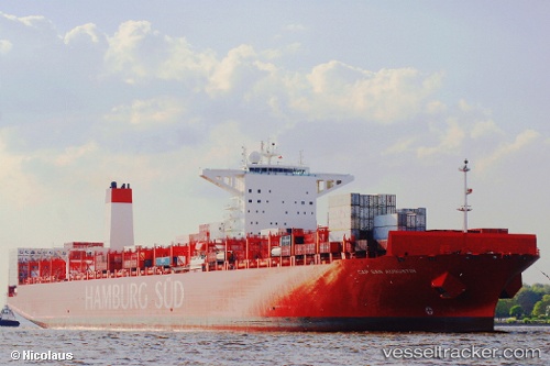 vessel Cap San Augustin IMO: 9622239, Container Ship
