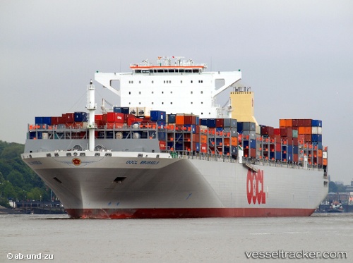 vessel Oocl Brussels IMO: 9622590, Container Ship
