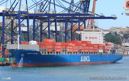 vessel Vicente Pinzon IMO: 9625396, Container Ship
