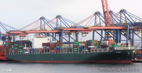 vessel Valiant IMO: 9628178, Container Ship
