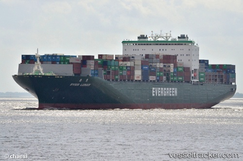 vessel Ever Lunar IMO: 9629093, Container Ship
