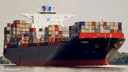 vessel Cardiff IMO: 9629457, Container Ship
