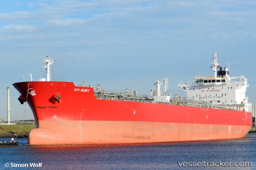 vessel Sti Ruby IMO: 9629940, Chemical Oil Products Tanker
