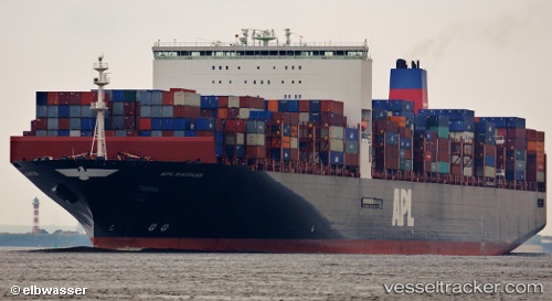 vessel Apl Raffles IMO: 9631979, Container Ship
